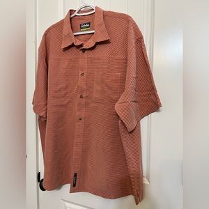 NWOT Men’s Cabela’s 2XL button down super soft casual dress shirt